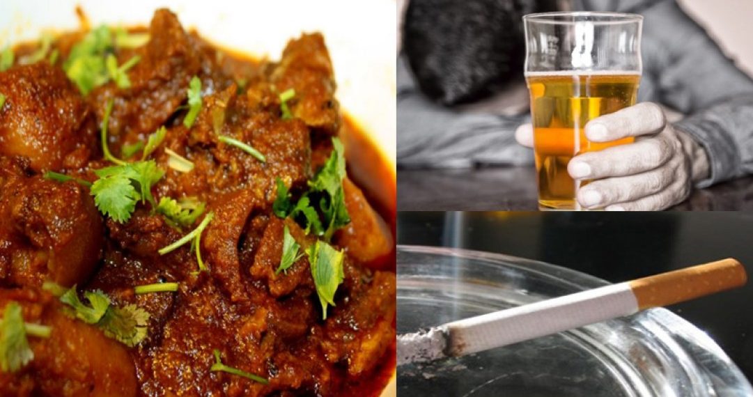 दशैंमा मासु र रक्सी : प्राणघातक बन्न सक्छ