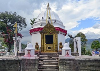 बिन्ध्यवासिनी मन्दिरमा दैनिक ५५ हजार भेटी सङ्कलन, कोरोनापछि घट्यो