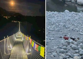 नेपालकै लामो झोलुङ्गे पुलबाट खसेर बागलुङका २२ वर्षीय युवकको मृत्यु