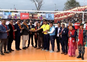 टाइगर कप भलिबल सुरु, पहिलो दिन तीन खेल सम्पन्न