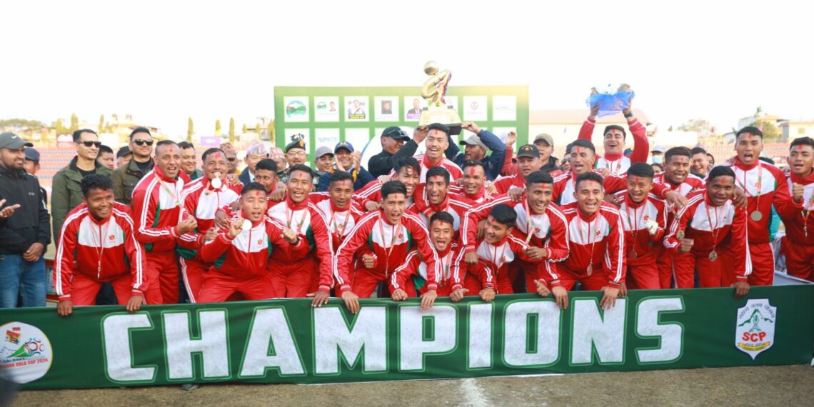 आहा ! रारा पोखरा गोल्डकपः आर्मीको ऐतिहासिक जीत, पहिलो पटक उपाधि उचाल्यो