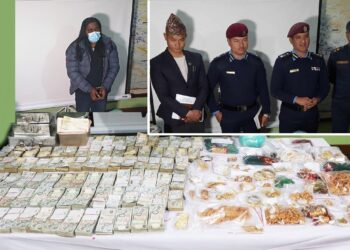 पोखरामा एक भारतीयको फ्ल्याटमा सुन र नोटको थुप्रोः ६ किलो सुन, ७ किलो चाँदी, ६३ लाख नगद [भिडियो]