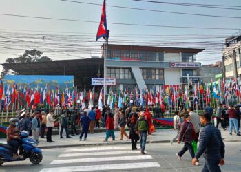 पोखराको महेन्द्रपुलमा अन्तर्राष्ट्रिय झण्डा पार्क उद्घाटन [भिडियोसहित]