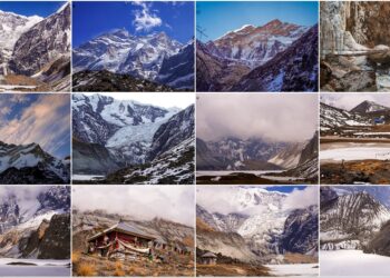 जेठो हिमालको मनमोहक आधार शिविर ‘नर्थ एबीसी’ [फोटो फिचर]