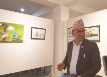 पोखराका मेयर धनराजलाई गोलीले भन्दा बढी लागेको कार्टुन