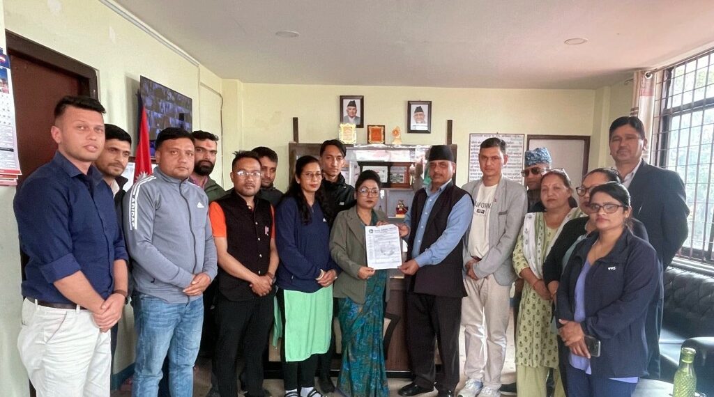 पत्रकार महासंघ स्याङ्जाले बुझायो प्रजिअलाई ध्यानाकर्षणपत्र