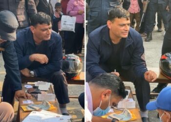 स्याङ्जाका गिरी २५ हजार घुससहित पक्राउ