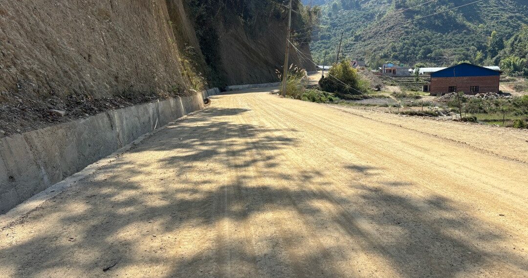 राङ्खोला – बिरुवा जोड्ने सडक कालोपत्रे हुँदै