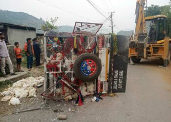 बोलेरो जीप दुर्घटना, ३०० कुखुरा मरे