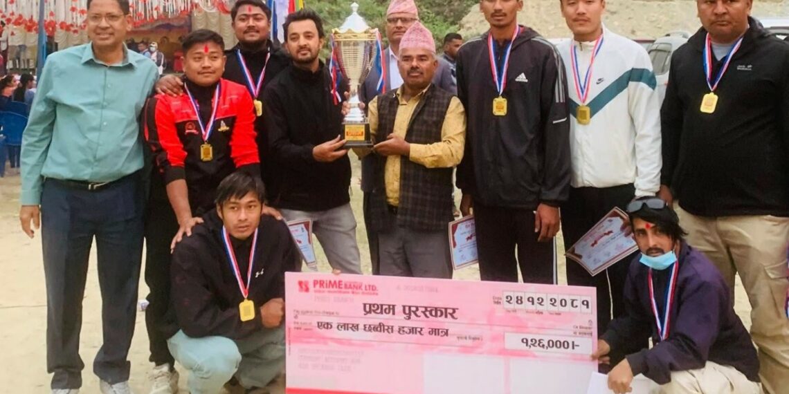 फेदीखोला चैते दशैं मेला: पुरुष भलिबलको उपाधि मट्टीखानलाई