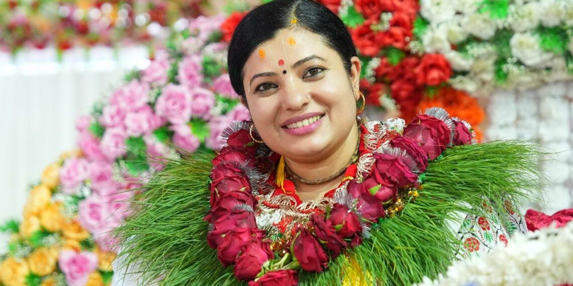 नेपालकै पहिलो नवग्रह मन्दिर दर्शनका लागि भागवत मञ्जरी राधिका दासी स्याङ्जा आउने