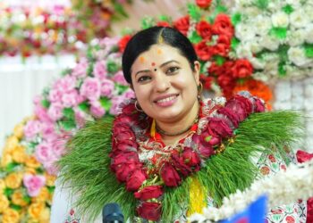 नेपालकै पहिलो नवग्रह मन्दिर दर्शनका लागि भागवत मञ्जरी राधिका दासी स्याङ्जा आउने
