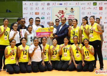 प्रचण्ड कप भलिबल: एभरेस्टलाई हराउँदै न्यु डायमण्ड तेस्रो