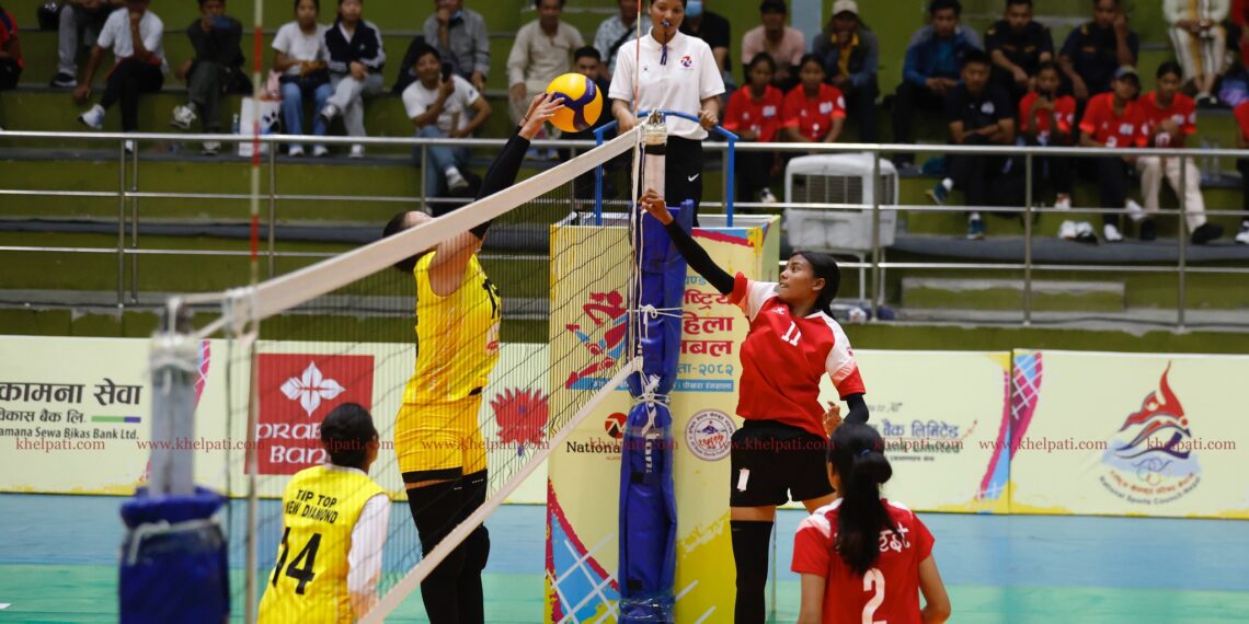 प्रचण्ड कप भलिबल: एभरेस्ट क्लब टिपटप डायमण्डसँग सोझो सेटमा पराजित