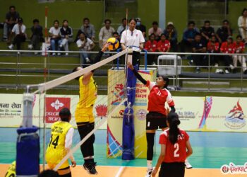 प्रचण्ड कप भलिबल: एभरेस्ट क्लब टिपटप डायमण्डसँग सोझो सेटमा पराजित