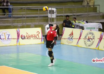 प्रचण्ड कप भलिबल: एभरेस्ट क्लबलाई हराउँदै एनपिसी फाइनलमा