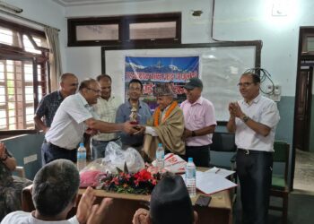 पृथ्वीनारायण क्याम्पसका सहप्राध्यापक पराजुलीलाई बिदाई