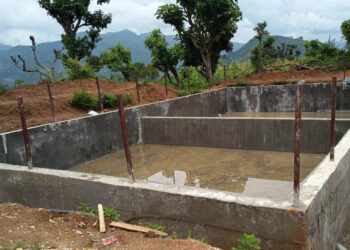 पक्की बनाइयो सत्तरी वर्ष पुरानो माटे सिंचाइ पोखरी