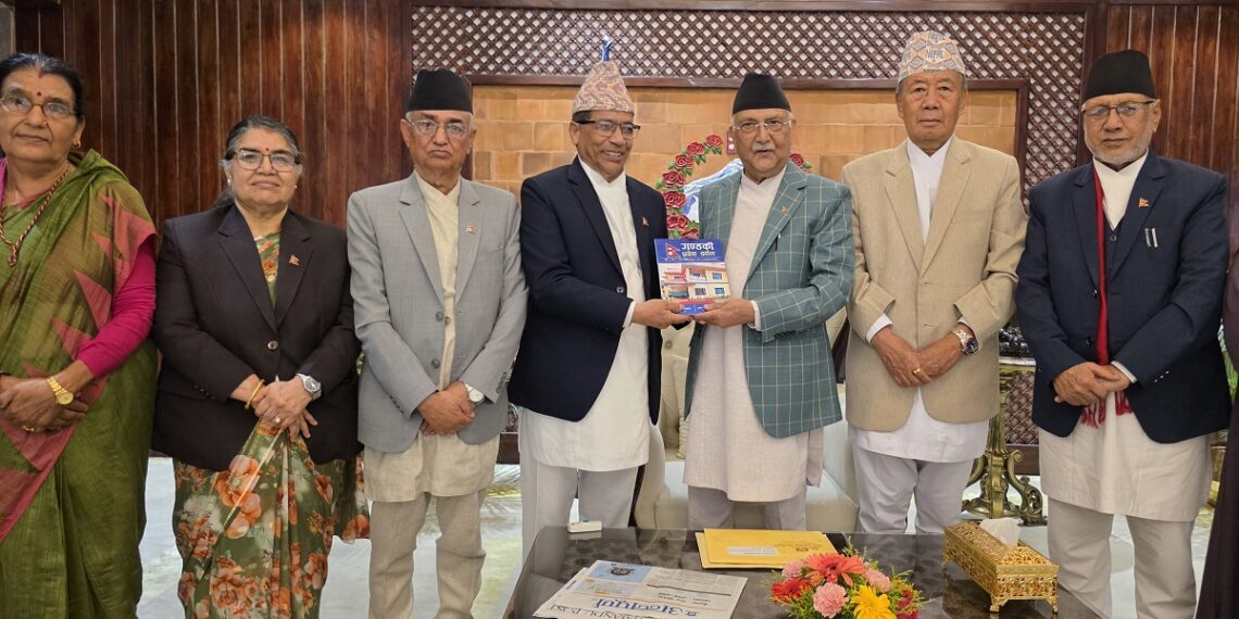 प्रधानमन्त्रीसँग गण्डकीसहित पाँच प्रदेश प्रमुखहरूको भेटवार्ता