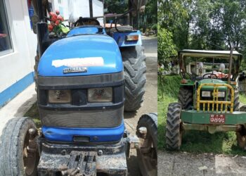 अवैध रुपमा नदीजन्य पदार्थ ओसारपसार गर्ने दुई ट्याक्टर नियन्त्रण