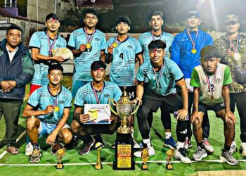 पेल्काचौरको पुरुष भलिबलको उपाधि शुक्लागण्डकीलाई