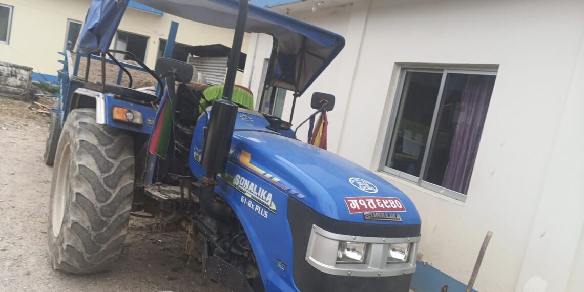 अवैध उत्खनन र ओसारपसारमा संलग्न ट्याक्टर नियन्त्रणमा