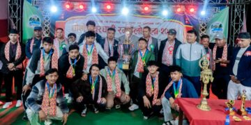 पालिका स्तरीय भलिबलको उपाधि पुतलीबजारलाई