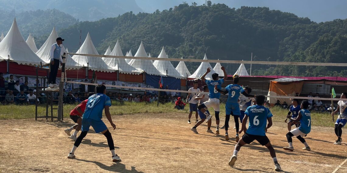 पालिकास्तरीय भलिबल: भीरकोट फाइनलमा प्रवेश