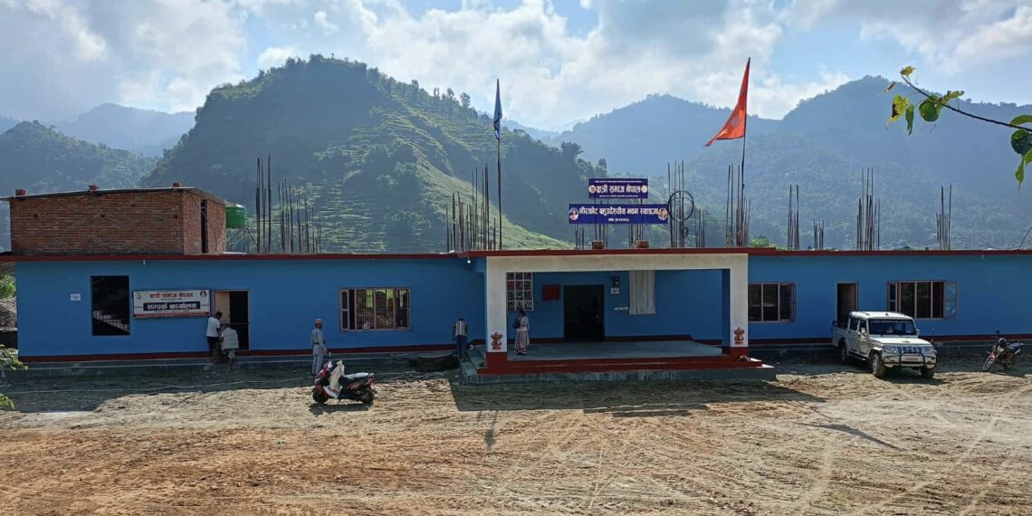 भीरकोटमा समुदायकै सहयोगमा १ करोड ५१ लाखको बहुउद्देश्यीय भवन