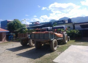 अवैध नदीजन्य पदार्थ उत्खनन तथा ओसारपसारमा संलग्न दुई ट्याक्टर नियन्त्रणमा