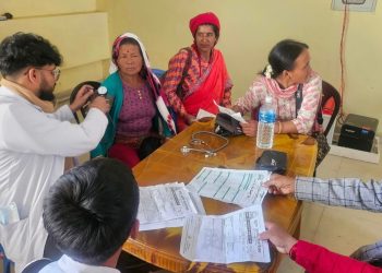 स्वास्थ्य शिविरमा सात सयभन्दा बढी लाभान्वित