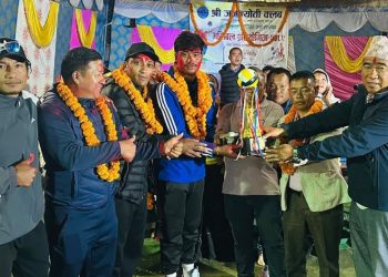 आलमदेवी भलिबल प्रतियोगितामा गल्याङ –७ च्याम्पियन