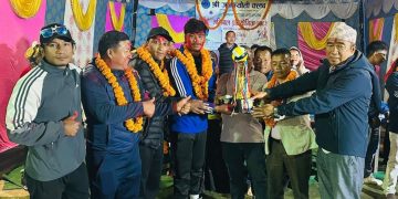 आलमदेवी भलिबल प्रतियोगितामा गल्याङ –७ च्याम्पियन