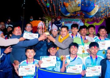 गल्याङमा राष्ट्रपति रनिङ शिल्डको उपाधि भानुभक्त माविलाई