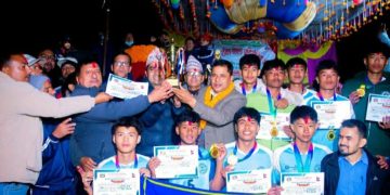 गल्याङमा राष्ट्रपति रनिङ शिल्डको उपाधि भानुभक्त माविलाई