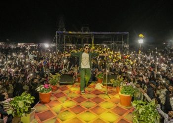 चापाकोट महोत्सवमा झलिको गीतमा अर्जुन सापकोटाको आकर्षक प्रस्तुति