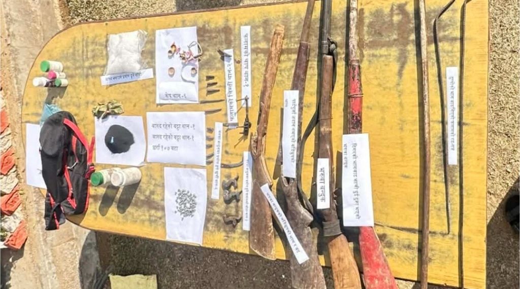 बिरुवामा अवैध भरुवा बन्दुकसहित एक जना पक्राउ