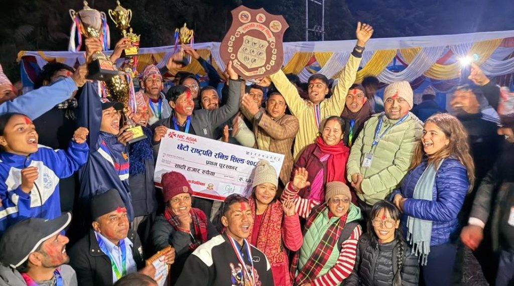 आँधीखोला राष्ट्रपति रनिङ शिल्डको उपाधि त्रि–शहिद माविलाई