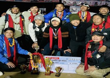 वडास्तरीय पुरुष भलिबलको उपाधि वालिङ–१२ लाई