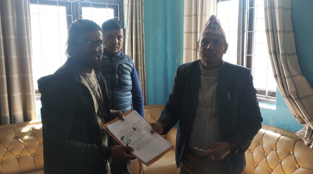 स्याङ्जा–१ मा स्वतन्त्र उम्मेदवार मनोज दर्जीले लिए नाम फिर्ता