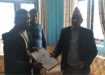 स्याङ्जा–१ मा स्वतन्त्र उम्मेदवार मनोज दर्जीले लिए नाम फिर्ता