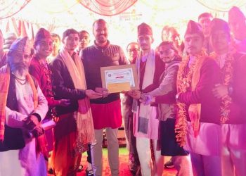 प्रथम स्याङ्जा अन्तरविद्यालय भजन प्रतियोगितामा रामनदी गुरुकुल प्रथम