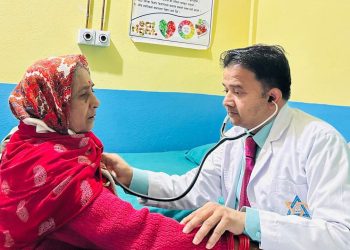 भीरकोटमा निःशुल्क स्वास्थ्य शिविर, झण्डै पाँच सयले पाए सेवा