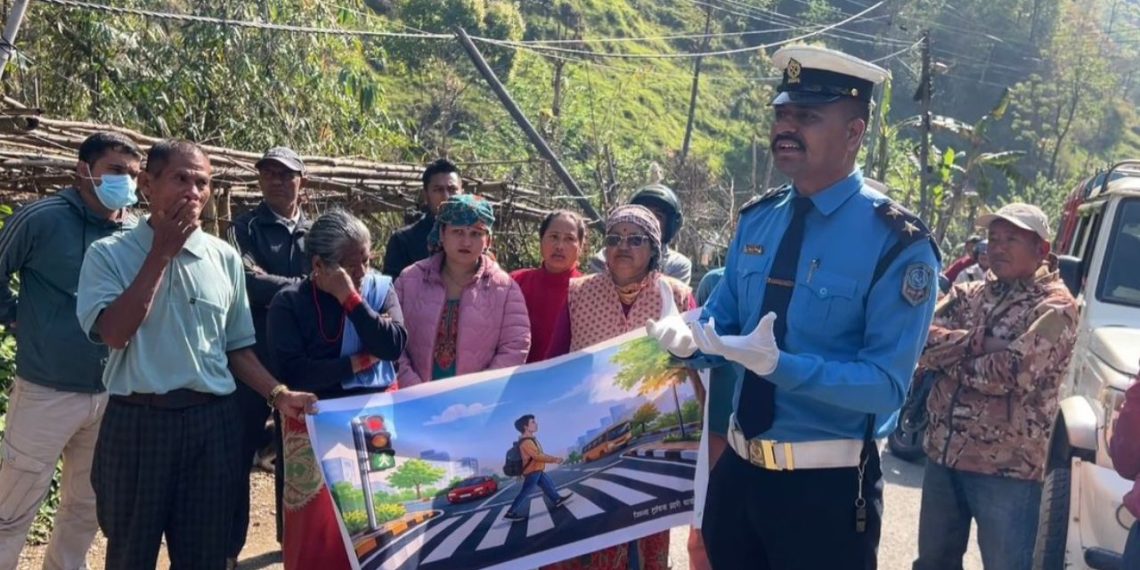 ग्रामीण सडकमा ट्राफिक सचेतना अभियान सुरु, दुर्घटना घटाउने लक्ष्य