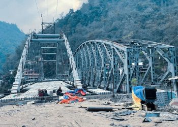 दुई प्रदेश जोड्ने राम्दी पुल निर्माण अन्तिम चरणमा