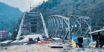 दुई प्रदेश जोड्ने राम्दी पुल निर्माण अन्तिम चरणमा
