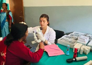 बिरुवामा निःशुल्क आँखा शिविरबाट पाँच सयभन्दा बढीले पाए सेवा