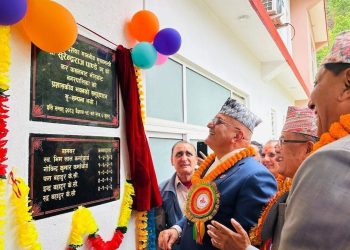 साढे ७ करोडको लागतमा निर्मित भीरकोट नगरपालिकाको आफ्नै प्रशासनिक भवन उद्घाटन