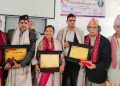 स्याङ्जामा स्रष्टा उत्सव: गीतदेखि गजलसम्म, तीन प्रतिभा सम्मानित