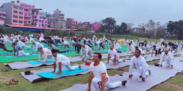 वालिङको योग शिविरमा युवाको उत्साह, ‘रिफ्रेस’ महसुस गर्दै फर्किए सहभागी